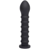 Ribbed Dong Easy-Lock 19 cm Black