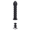 Ribbed Dong Easy-Lock 19 cm Black