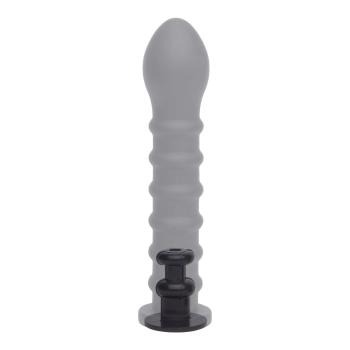 Ribbed Dong Easy-Lock 19 cm Black
