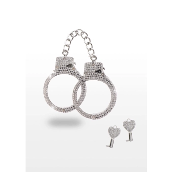 Diamond Wrist Cuffs Silver Silver