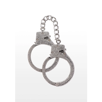 Diamond Wrist Cuffs Silver Silver