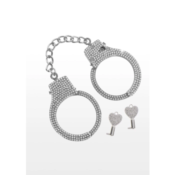 Diamond Wrist Cuffs Silver Silver