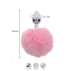Bunnytail Buttplug Pink