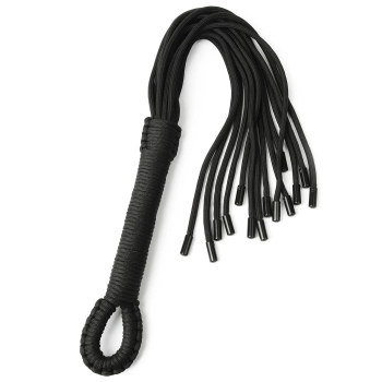 Flogger z węzłami Taboom czarny nylonowy