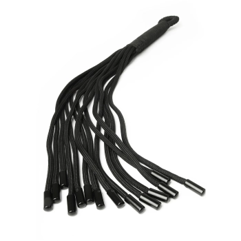 Flogger z węzłami Taboom czarny nylonowy