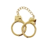 Gold Plated BDSM Handcuffs Gold