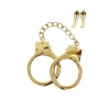Gold Plated BDSM Handcuffs Gold