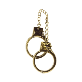 Gold Plated BDSM Handcuffs Gold