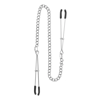 Tweezers With Chain Silver