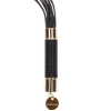 Czarny flogger Statement Taboom 33 cm