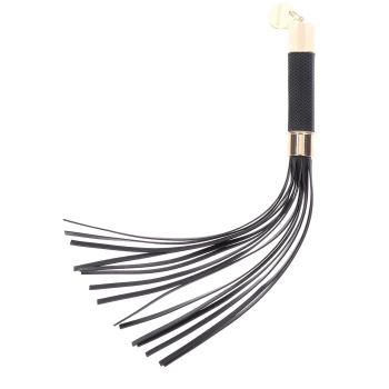 Czarny flogger Statement Taboom 33 cm