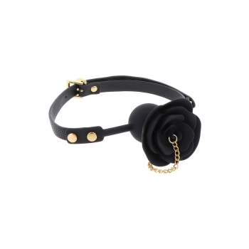Knebel kulkowy Rose z plugiem Taboom czarny