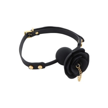 Knebel kulkowy Rose z plugiem Taboom czarny