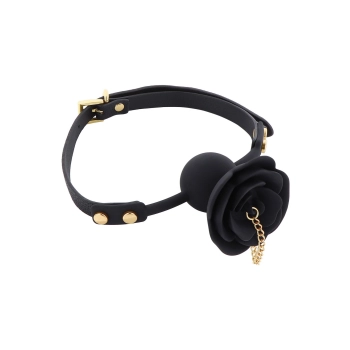 Knebel kulkowy Rose z plugiem Taboom czarny