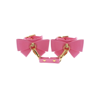 Kajdanki Taboom Malibu różowe PU 28 cm