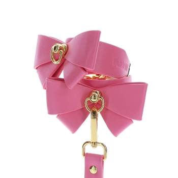 Kajdanki Taboom Malibu różowe PU 28 cm
