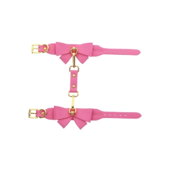 Kajdanki Taboom Malibu różowe PU 28 cm