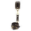 Studded Ankle Cuffs Set Black