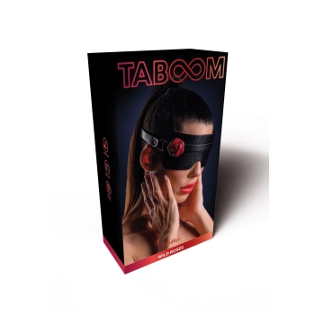Opaska na oczy Taboom Wild Roses czarna