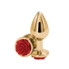 Plug analny aluminiowy Rose NS Novelties czerwony 8.9 cm