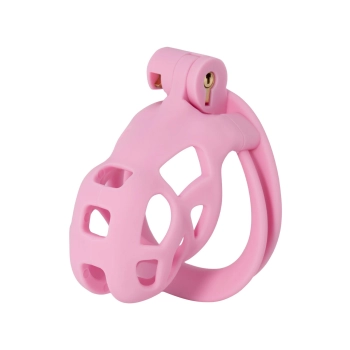 Klatka na penisa Penis Prison różowa 8 cm