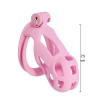 Klatka na penisa Hidden Desire różowa 10 cm ABS