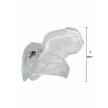 Pas cnoty transparentny stalowy Hidden Desire 4.5 cm
