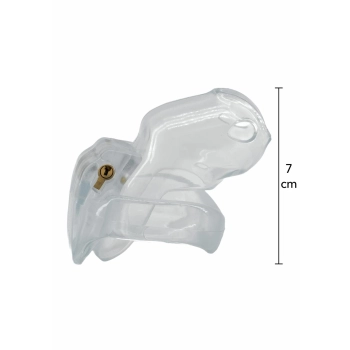 Pas cnoty transparentny stalowy Hidden Desire 4.5 cm