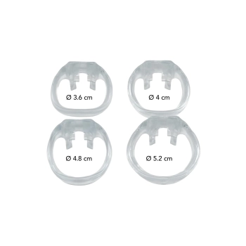 Pas cnoty transparentny Clear Control Hidden Desire 9 cm