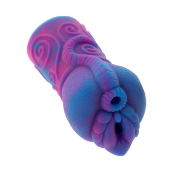 Masturbator silikonowy Seahorse Hidden Desire fioletowy 16 5 cm