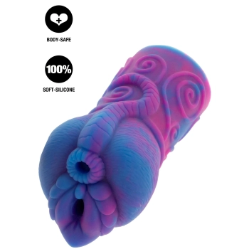 Masturbator silikonowy Seahorse Hidden Desire fioletowy 16 5 cm