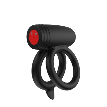 Podwójny pierścień wibrujący Elite Power Twin Hidden Desire 10 trybów