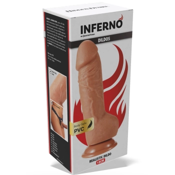 Dildo realistyczne PVC Inferno Hidden Desire 18 cm