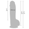 Dildo realistyczne Inferno Hidden Desire PVC 25 cm