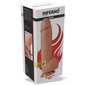 Dildo realistyczne Inferno Hidden Desire PVC 25 cm