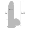 Dildo realistyczne Hidden Desire Inferno silikonowe 16 cm