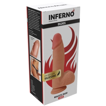 Dildo realistyczne Hidden Desire Inferno silikonowe 16 cm