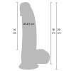 Dildo realistyczne silikonowe Inferno Hidden Desire 18 cm