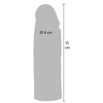 Nakładka przedłużająca silikonowa Inferno 15 cm