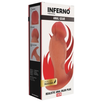 Realistyczny korek analny silikonowy Hidden Desire 16 cm
