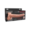 9inch Hollow Recharge Strap On Light skin tone