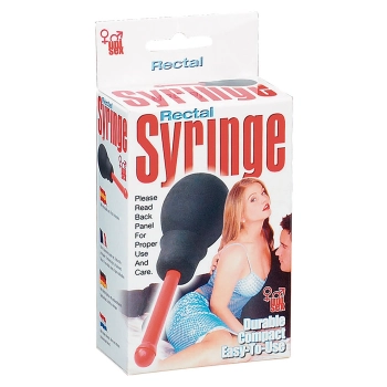 Rectal Syringe Black
