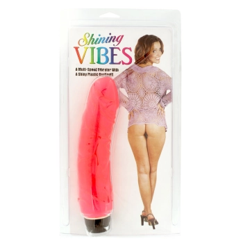Jelly Glitter Vibrator Pink