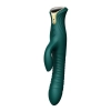 Wibrator króliczek Mose thrusting z podgrzewaniem zielony 25.8 cm