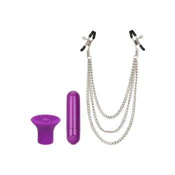 Zestaw wibracyjny Passion Collection Calexotics fioletowy USB