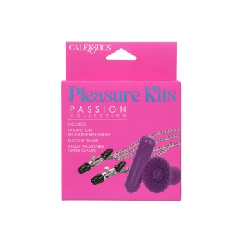 Zestaw wibracyjny Passion Collection Calexotics fioletowy USB