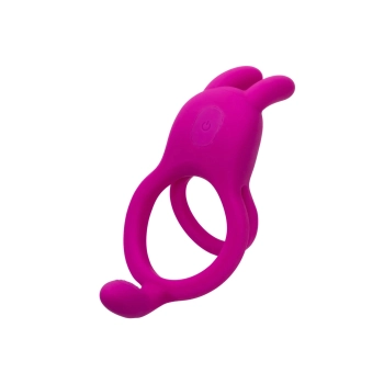 Pierścień wibrujący Calexotics z uszami króliczymi różowy USB