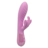 Wibrator króliczek Aura Dual Flutter Calexotics różowy USB 11,5 cm
