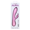 Wibrator króliczek Aura Dual Flutter Calexotics różowy USB 11,5 cm