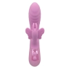 Wibrator króliczek Aura Dual Flutter Calexotics różowy USB 11,5 cm